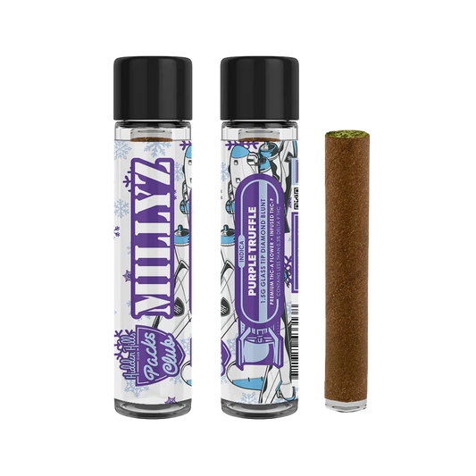 Hidden Hills x MILLYZ: 1.5g Glass Tip Diamond Blunt - Purple Truffle INDICA