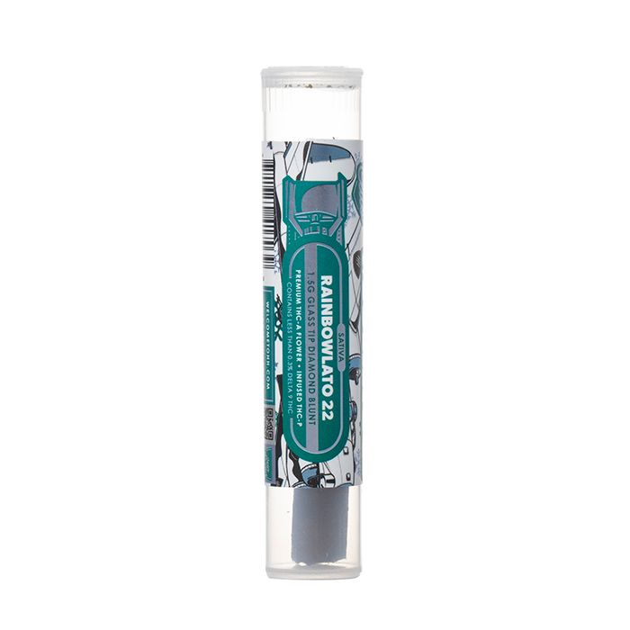 Hidden Hills x MILLYZ: 1.5g Glass Tip Diamond Blunt - Rainbowlato 22