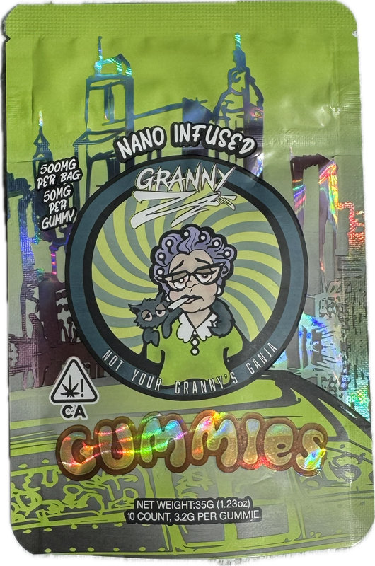 GrannyZa’s: 100mg Nano Infused Cannabis Gummies - Cherry