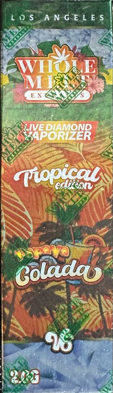 WHOLE MELT Extracts: 2gram Live Diamond Disposable Vape - Papaya Colada (INDICA)