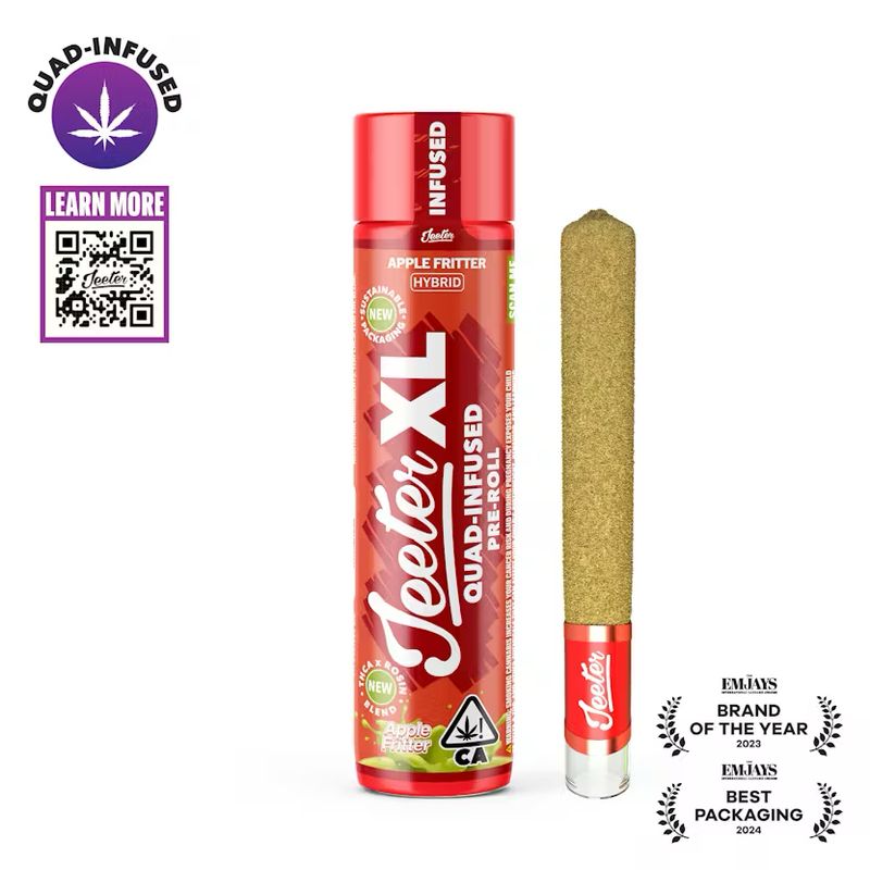 Jeeter XL: 2g Rosin Enhanced w/ THCa Diamonds + Rosin + Kief Pre-Roll - Apple Fritter HYBRID