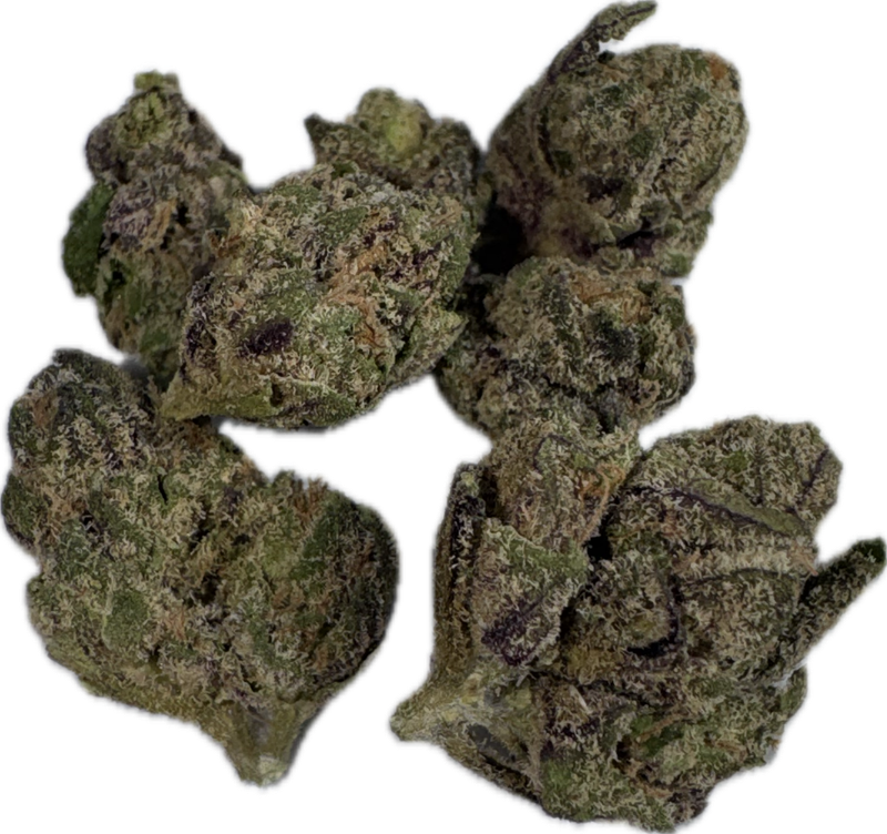Flower: Blue Taffeez (smalls) THC: 21% 3.5g HYBRID