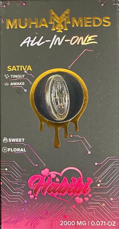 MUHA MEDS: 2g Disposable Vape - Habibi SATIVA