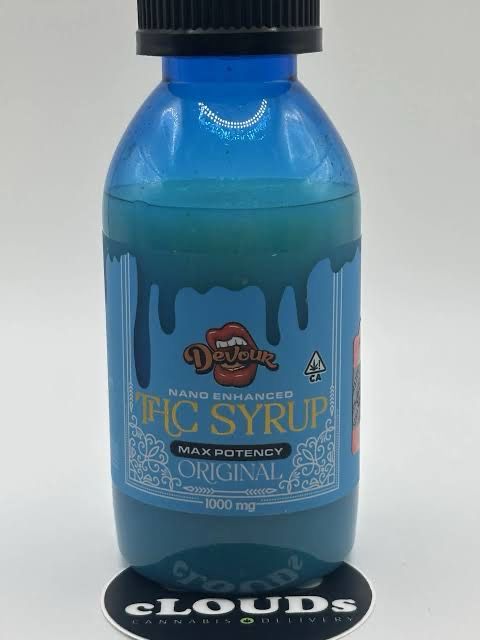 Devour: 1000mg Nano Enhanced THC Syrup - Original