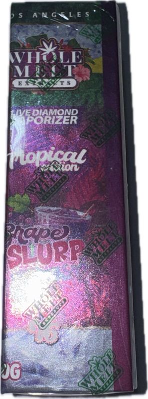 WHOLE MELT Extracts: 2gram Live Diamond Vaporizer (Tropical Edition) - Grape Slurp SATIVA/HYBRID