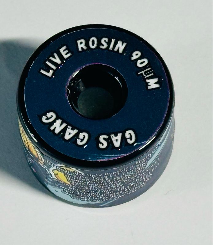 GAS GANG: 1 Gram Live Rosin Concentrate - Yellow Zushi