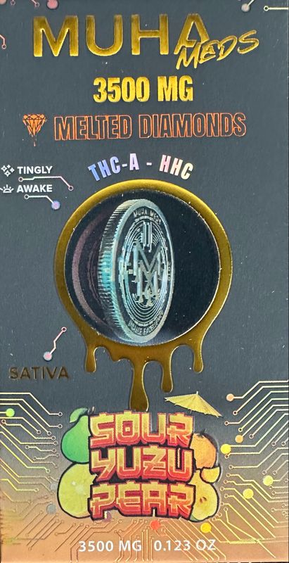 MUHA MEDS: 3.5g Disposable Vape - Sativa Sour Yuzu Pear