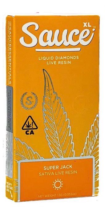 SAUCE XL: Sauce Liquid Diamonds Live Resin 1.5g Sour Jack Sativa