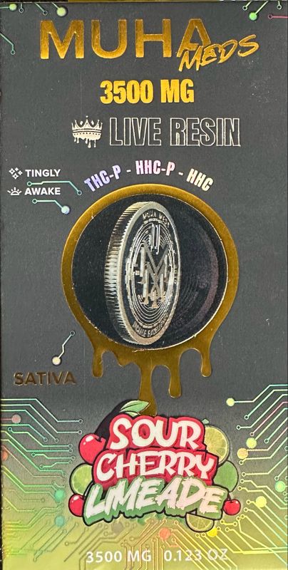 MUHA MEDS: 3.5g Disposable Vape - Sativa Sour Cherry Limeade