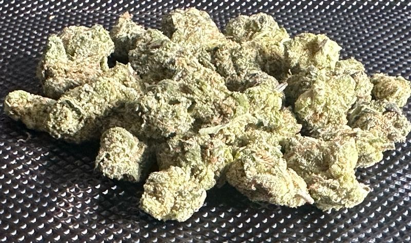 Flower: Lemon Cherry Fuel THC: 26% (3.5)g Hybrid