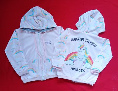 Camperas y buzos infantiles personalizadas