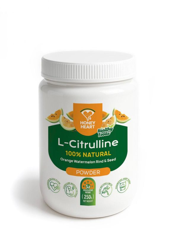L-Citrulline Pro 100% Natural Watermelon Powdered (250g)