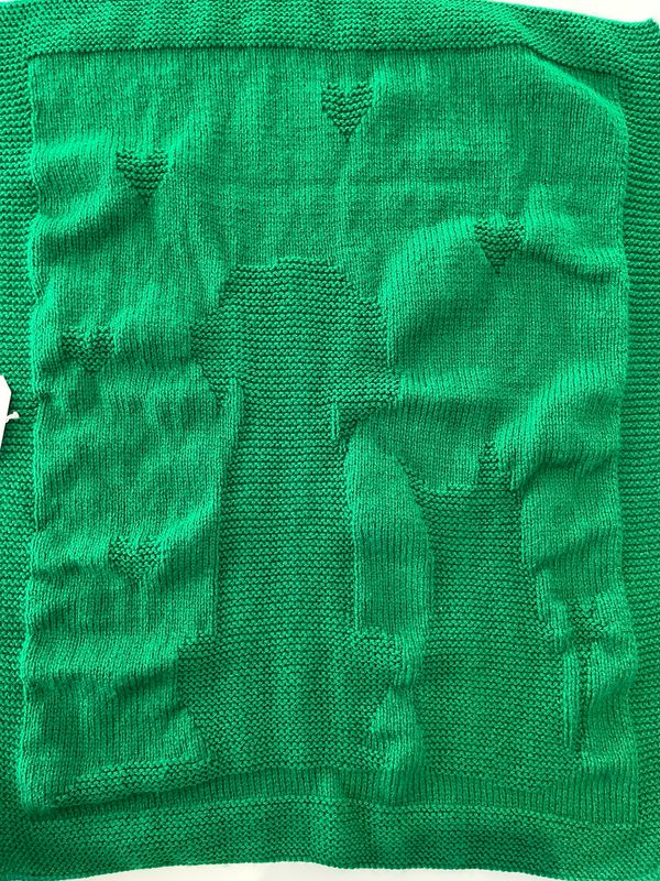 Dog & Cat Green Blanket