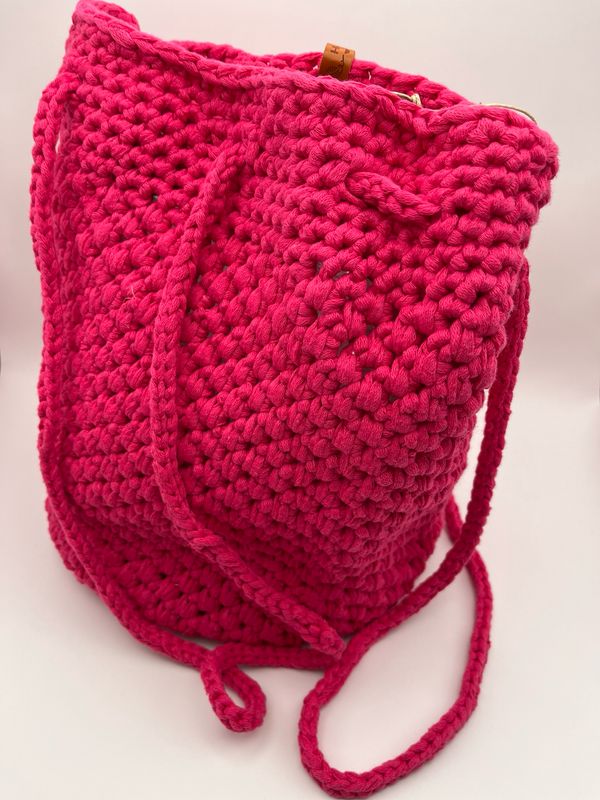Pink Beach Bag