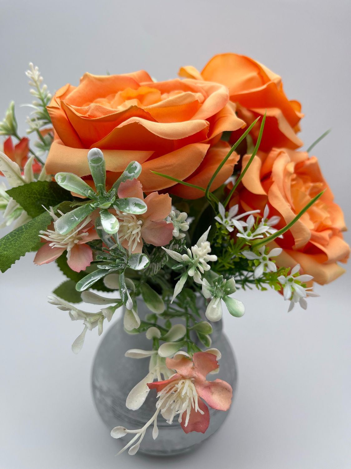 Sienna Silver Vase