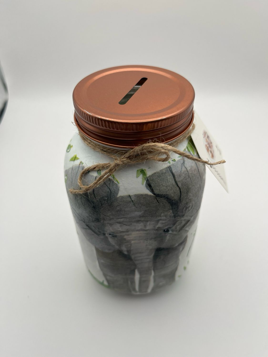 Large Elephant Money Jar