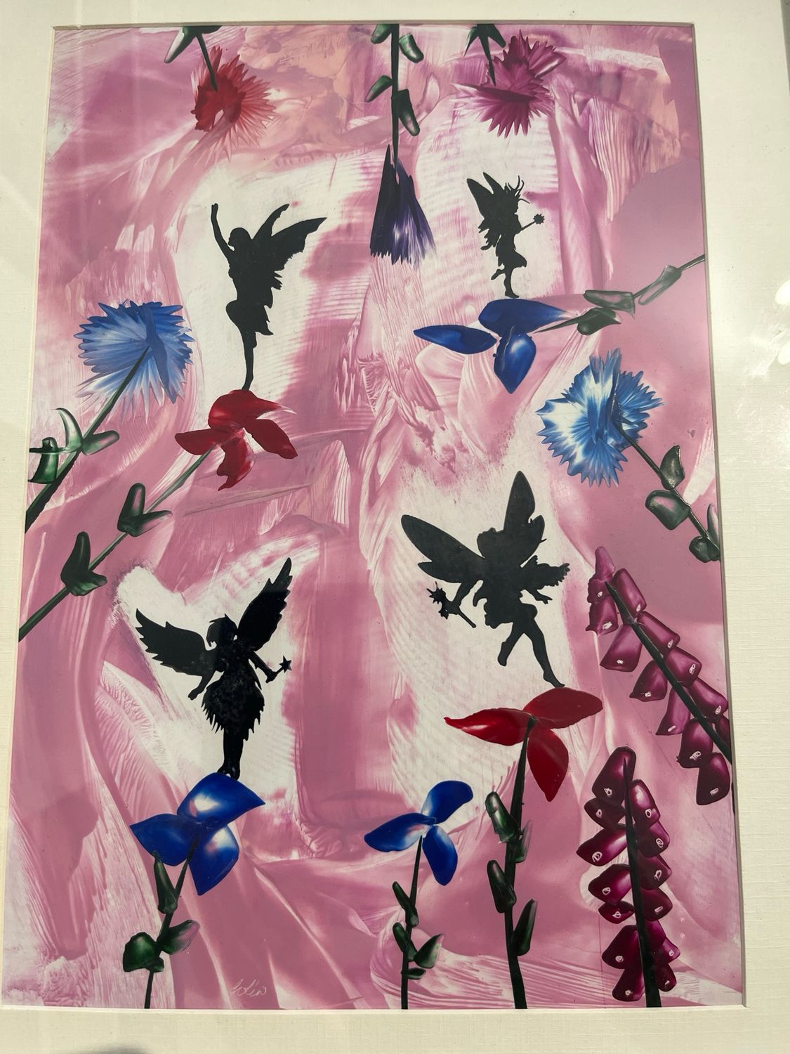 Encaustic Art Painting - Fairies