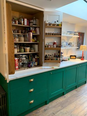 Shaker style kitchen cabinets UNPAINTED