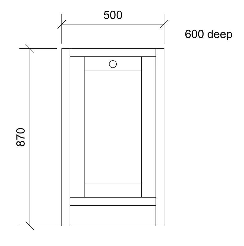 500 bin unit UNPAINTED
