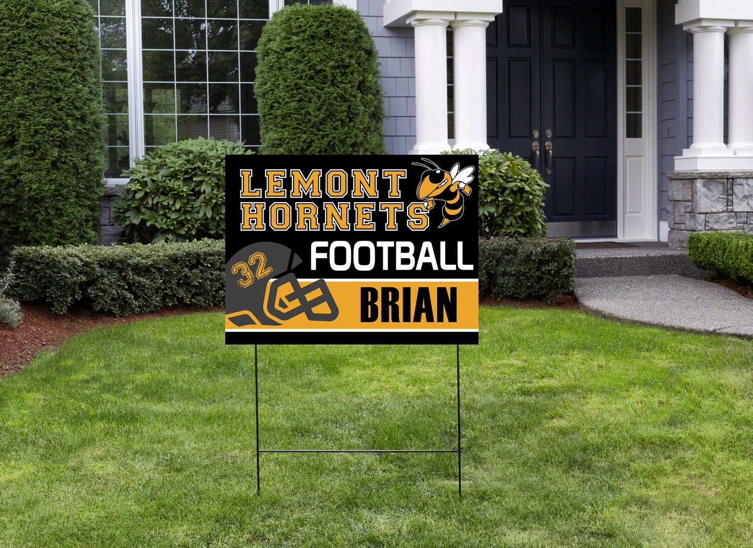 Hornet's Football Yard Sign Hornet's Football Yard Sign