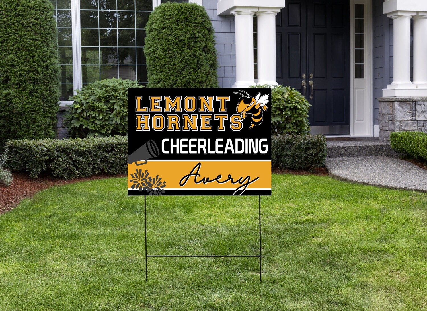 Hornet's Cheer Yard Sign Hornet's Cheer Yard Sign