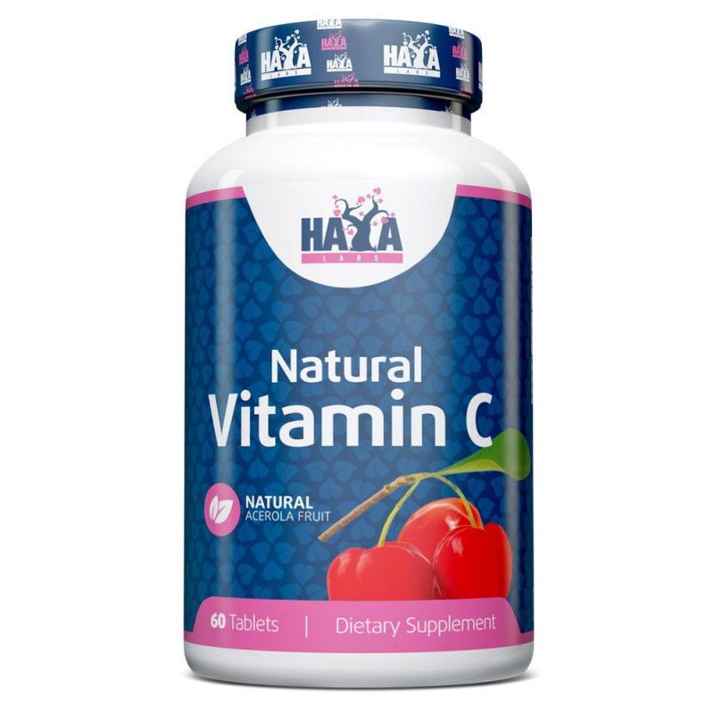 Organic Vitamin C From Organic Acerola 60 Tabs.