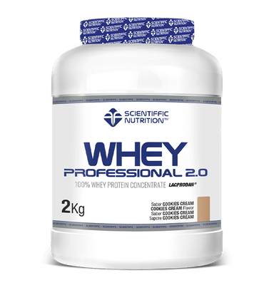 Scientiffic Nutrition Whey Professional 2.0 Lacprodan® Digezyme® 2kg Cookies Cream