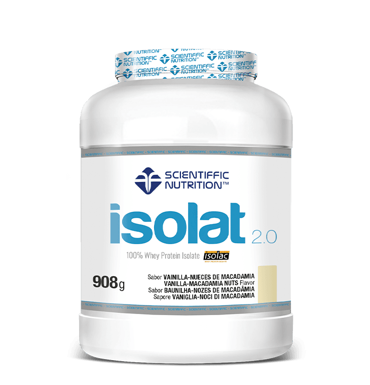 Scientiffic Nutrition Isolat 2.0 Whey Protein Isolac® 908g Vainilla Nueces Macadamia