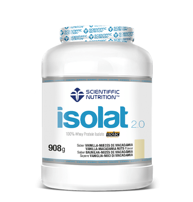 Scientiffic Nutrition Isolat 2.0 Whey Protein Isolac® 908g Vainilla Nueces Macadamia