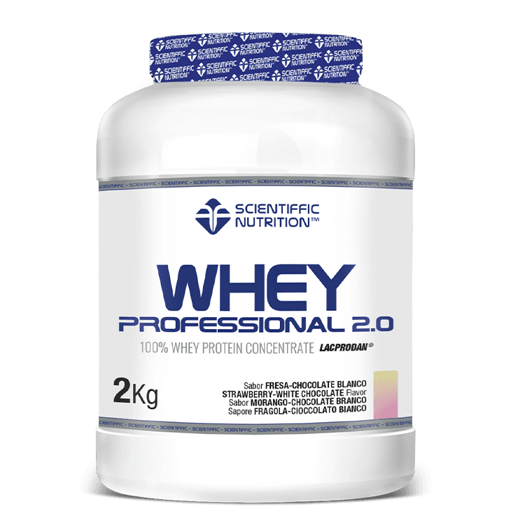 Scientiffic Nutrition Whey Professional 2.0 Lacprodan® Digezyme® 2kg Fresa Chocolate Blanco