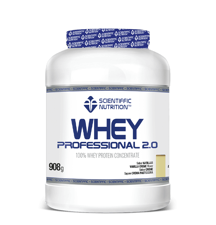 Scientiffic Nutrition Whey Professional 2.0 Lacprodan® Digezyme® 908g Natillas Vanilla