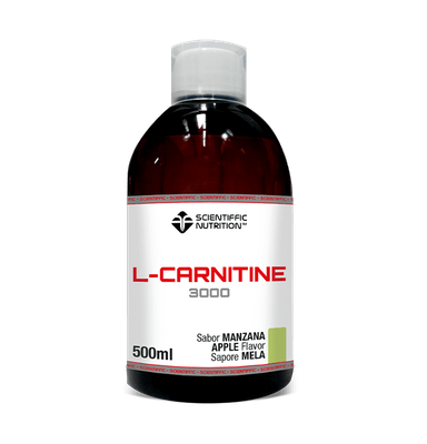Scientiffic Nutrition L-Carnitine 3000mg 500ml Manzana