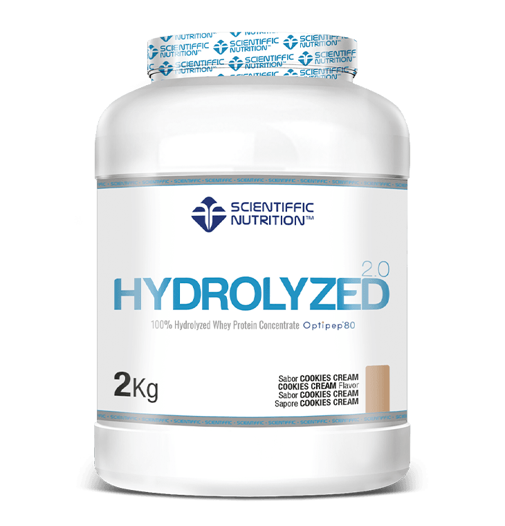 Scientiffic Nutrition	Hydrolyzed 2.0 Whey Protein Optipep80®	2Kg	Cookies Cream