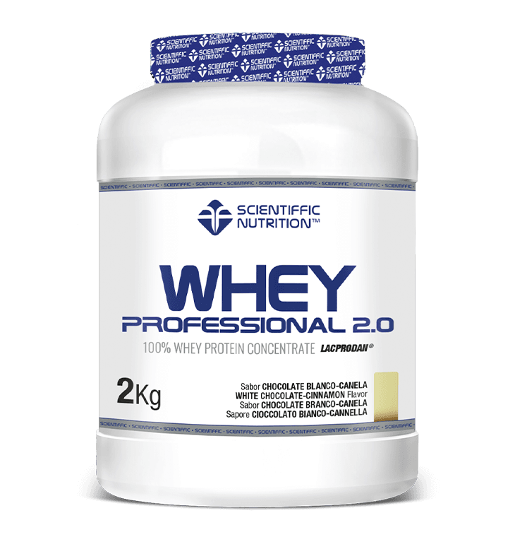 Scientiffic Nutrition Whey Professional 2.0 Lacprodan® Digezyme® 2kg Chocolate Blanco-Canela