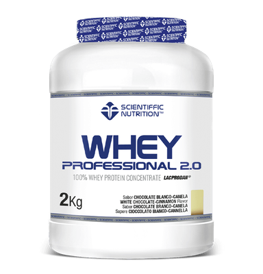Scientiffic Nutrition Whey Professional 2.0 Lacprodan® Digezyme® 2kg Chocolate Blanco-Canela