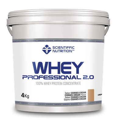 Scientiffic Nutrition Whey Professional 2.0 Lacprodan® Digezyme® 4kg Cookies Cream