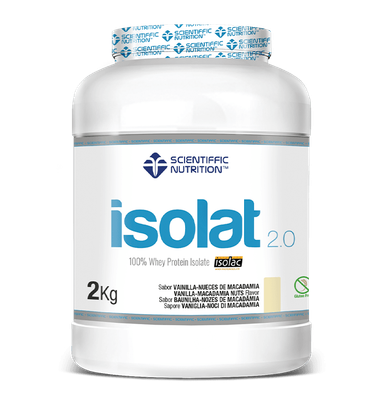 Scientiffic Nutrition Isolat 2.0 Whey Protein Isolac® 2kg Vainilla Nueces Macadamia