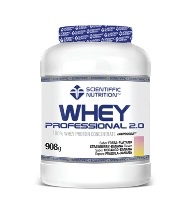 Scientiffic Nutrition Whey Professional 2.0 Lacprodan® Digezyme® 908g Fresa Plátano