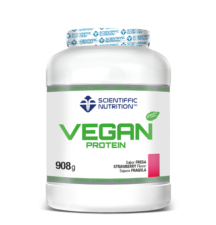 Scientiffic Nutrition Vegan Protein Digezyme® 908g Fresa Nata