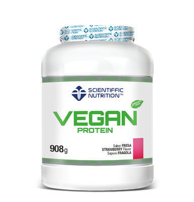 Scientiffic Nutrition Vegan Protein Digezyme® 908g Fresa Nata