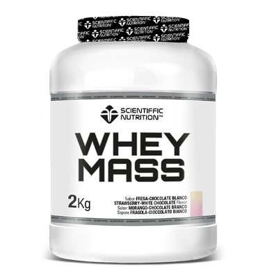 Scientiffic Nutrition Whey Mass 50/50 Digezyme® 2kg Fresa Chocolate Blanco