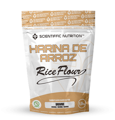 Scientiffic Nutrition Harina Pregelatinizada de Arroz 1,5kg Brownie