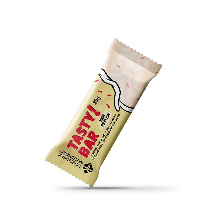 Scientiffic Nutrition Tasty ! Bar 35g Tarta de Queso Fresa
