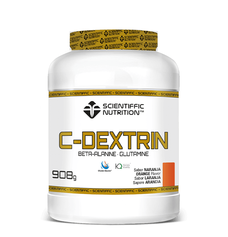 Scientiffic Nutrition Clusterdextrin + Beta Alanine + Glutamine 908 Naranja