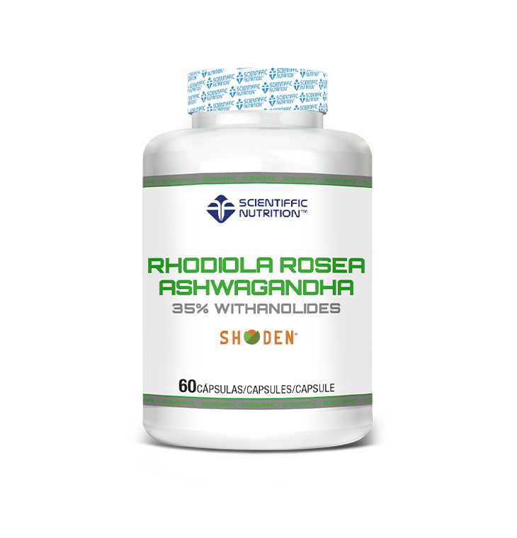 Scientiffic Nutrition Rhodiola Rosea + Ashwagandha Shoden® 60caps