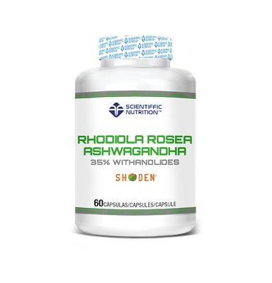 Scientiffic Nutrition Rhodiola Rosea + Ashwagandha Shoden® 60caps