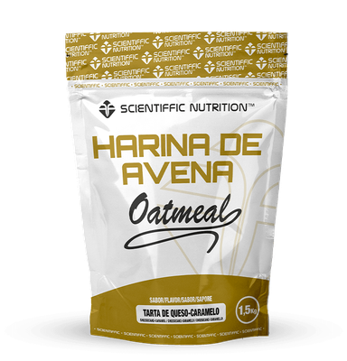 Scientiffic Nutrition Harina de Avena 1,5kg Tarta de Queso Caramelo