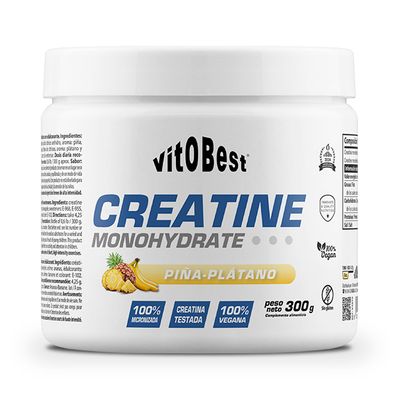 CREATINE MONOHYDRATE MICRONIZADA PIÑA-PLÁTANO 300 gr