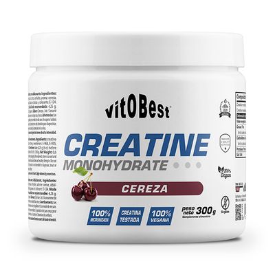 CREATINE MONOHYDRATE MICRONIZADA CEREZA 300 gr