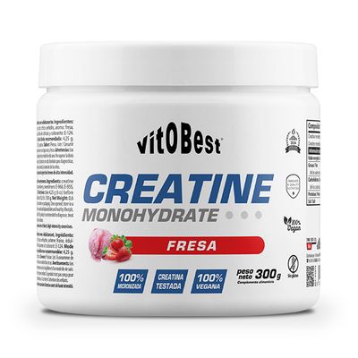 CREATINE MONOHYDRATE MICRONIZADA FRESA 300 gr